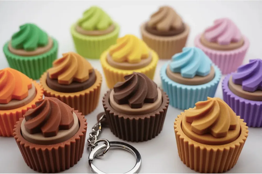 Cupcake Kliker Anahtarlık – Mavi — görsel 4