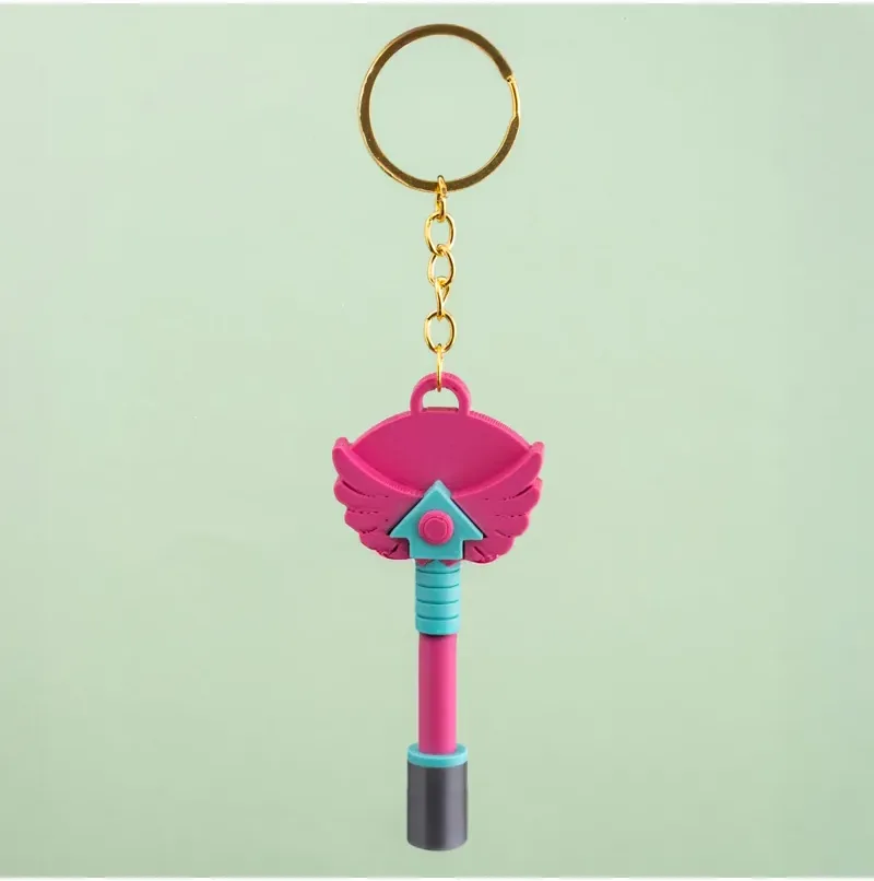Figür Anahtarlık 3'lü Set – Pembe — görsel 3