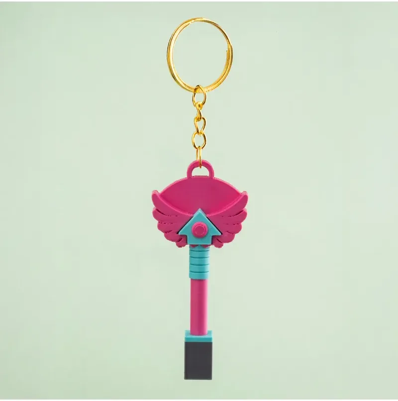 Figür Anahtarlık 3'lü Set – Pembe — görsel 4