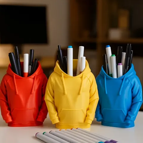 Kapüşonlu Sweat Kalemlik – Sarı