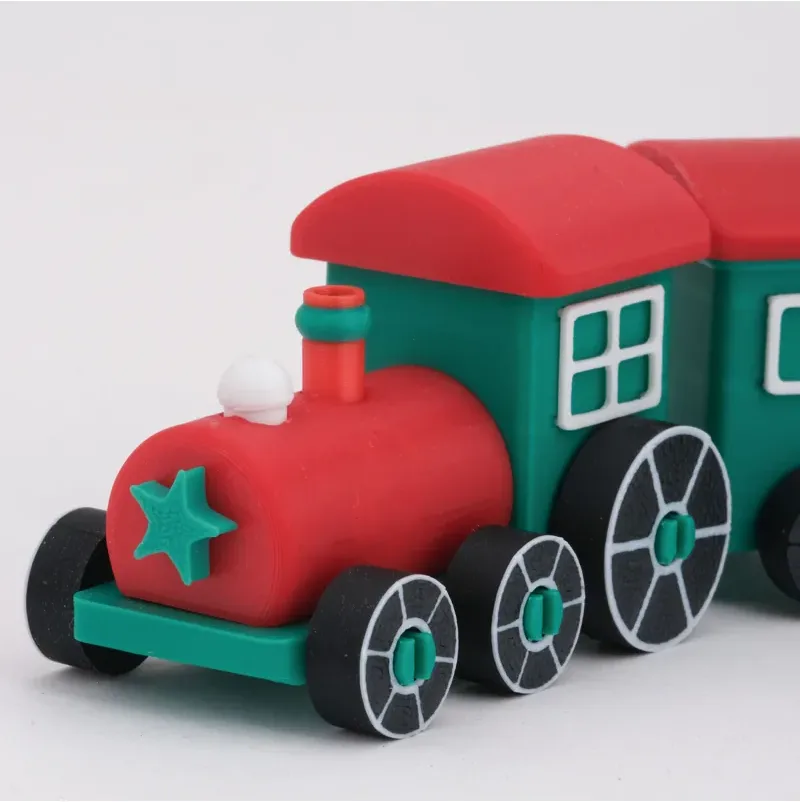 Noel Treni Masa Süsü 3 Parça 21 cm — görsel 3